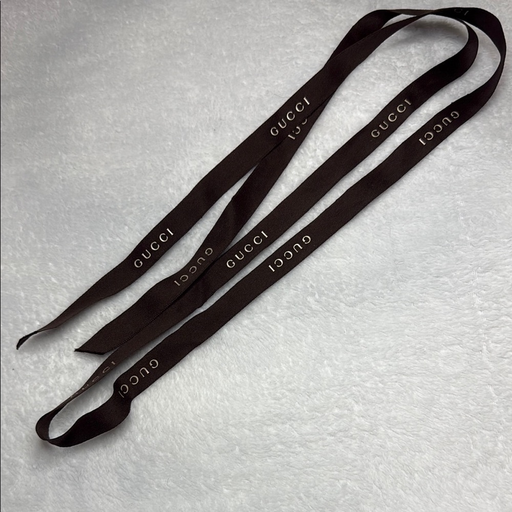 Gucci Brown Ribbon Accessory 58in